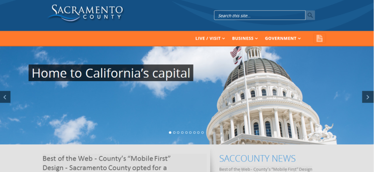 SacCounty 2nd in Best of the Web