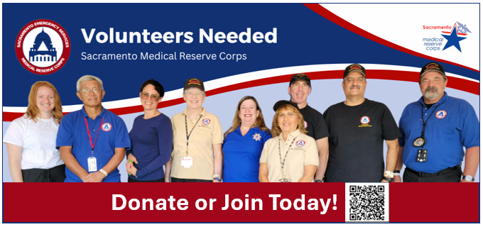 Sacramento Medical Reserve Corp Volunteers