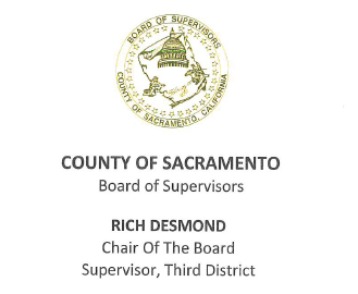 Supervisor Rich Desmond 5th District letterhead image