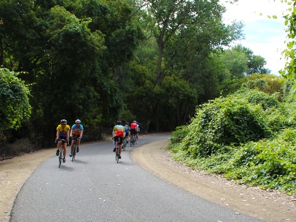 Bicyclists on the AMerican River Parkway Trail