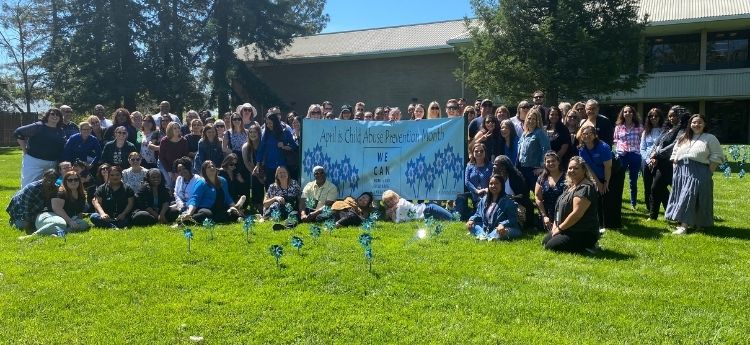Pinwheels Planted For Child Abuse Prevention Month