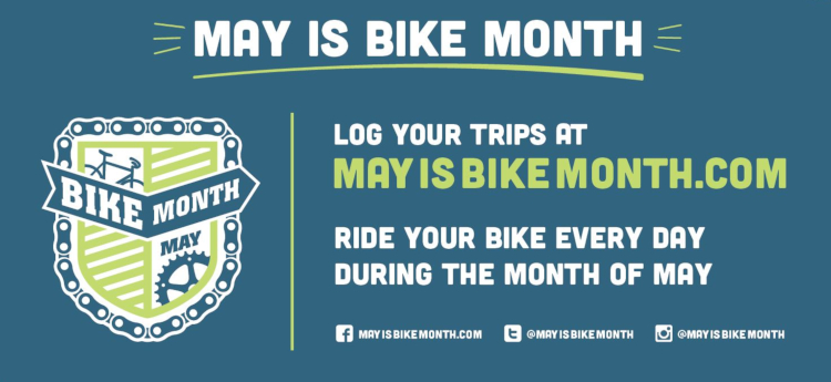 May is Bike Month Header Image